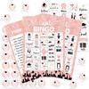 Balterever Graduation Bingo Games Rose Gold Graduation Game for 24 Players Graduation Party Games and Activities Funny Grad Party Game Cards for High School or College Graduation Party Supplies view 1