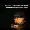 LBWF Manual Lottery Machine, Hand Crank Ball Number Selector, Including Acrylic Bingo Cage, 100 Pcs Ball, Roulette Wheel Bingo Game Set, for Entertainment Venues, Shopping Malls, Supermarkets view 2
