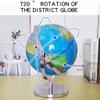 OLOTU Globe Elegant Retro Globe 720 Rotating Globe with Stand Educational Adult Desktop Geographic Globe 12.5 Inch World Globe Globe for Decor view 4