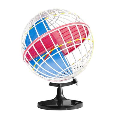 OLOTU Globe Newest World Globe Adjustable Globe Model, Latitude and Longitude Geographic Globe, Black Stand 12.5in Home Decor Globe Globe for Decor