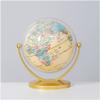 Globe Elegant Retro World Globe Desktop Globe 360 Rotating Earth Geographic Retro Antique Globe Office Decoration Globe Globe for Decor view 1