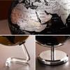 Globe Elegant Retro World Globe Desktop Globe 360 Rotating Earth Geographic Retro Antique Globe Office Decoration Globe Globe for Decor view 4
