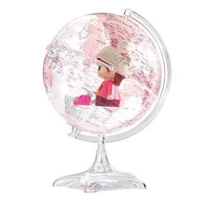 Globe 8.5 Inch World Globe Ar Automatic 360 Rotating Globe with World Map Educational Globe Office Decoration Globe Globe for Decor