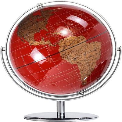 OLOTU Globe 10 Inch Diameter World Globe 720 Rotating Earth Geo Globe Vintage Antique Table Top Geo Globe Home Decor Globe Globe for Decor
