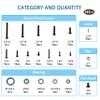 MEUS RACING TRX4M Bushings Bearings Screws Kit 247pcs for 1/18 TRX4M Defender Bronco K10 F150 RC Crawler Upgrade Parts Accessories view 2