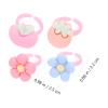 TOYANDONA 100pcs Boy Girl Flower Cartoon Jewelry for Girls for Dress for Ages and up Fun Accessory for Parties and view 2