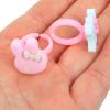 TOYANDONA 100pcs Boy Girl Flower Cartoon Jewelry for Girls for Dress for Ages and up Fun Accessory for Parties and view 4