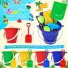 Pool Party Favors Beach Party Favors - 60 PCS Pool Toys For Kids Ages 3-8 Beach Balls Bulk, Sand Bucket and Shovels Set, Kids Sunglasses Bulk, Beach Summer Toys, Pool Party Supplies,Sand Toys view 2