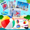 Pool Party Favors Beach Party Favors - 60 PCS Pool Toys For Kids Ages 3-8 Beach Balls Bulk, Sand Bucket and Shovels Set, Kids Sunglasses Bulk, Beach Summer Toys, Pool Party Supplies,Sand Toys view 3