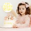 126Pcs Cake Letters, Acrylic Letters for Cake Custom Cake Topper Personalized Name Cupcake Toppers with A-Z Letters 0-9 Numbers Decoration for Cake Decoration (Gold) view 4