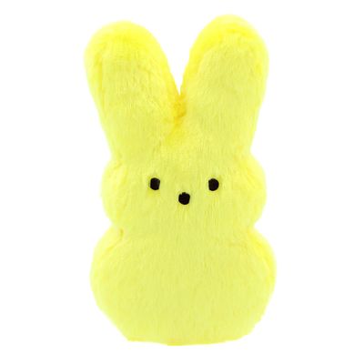 Animal Adventure | Shaggy Bunny Peeps | 15 Collectible Plush | Yellow