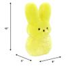 Animal Adventure | Shaggy Bunny Peeps | 15 Collectible Plush | Yellow view 2