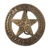 Artisan Owl Texas Rangers Old West Replica Badge Metal - Costume Prop for Western-Themed Parties & Events (Brass) view 1