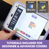 Educational Insights PYXEL A Coder's Best Friend - Programmable Coding Robot for Kids with Blockly & Python Languages, Learn Early Robotics, Kids Robot & STEM Toys for Boys and Girls Ages 8+ view 3