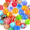 SallyFashion 32PCS Glass Marbles Bulk, 16mm/0.6inch Handmade Colorful Assorted Marbles for Vase Filler Flower Candle Crafts Centerpieces and Wedding Decoration view 1