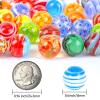 SallyFashion 32PCS Glass Marbles Bulk, 16mm/0.6inch Handmade Colorful Assorted Marbles for Vase Filler Flower Candle Crafts Centerpieces and Wedding Decoration view 2