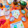 Baby Shower Bingo Kit - Bilingual English Spanish, for 20 Players - Includes 1 Deck of Cards and Boards - with 100 Bingo Chips - Juegos para Baby Shower en Espaol - Great for Learning Spanish. view 3