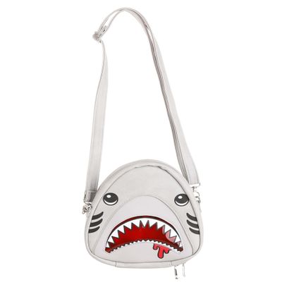 Shark Purse for Women - Shark Shoulder Bag with Transparent Front, Handbag 9 Inch Length & Adjustable Shoulder Strap