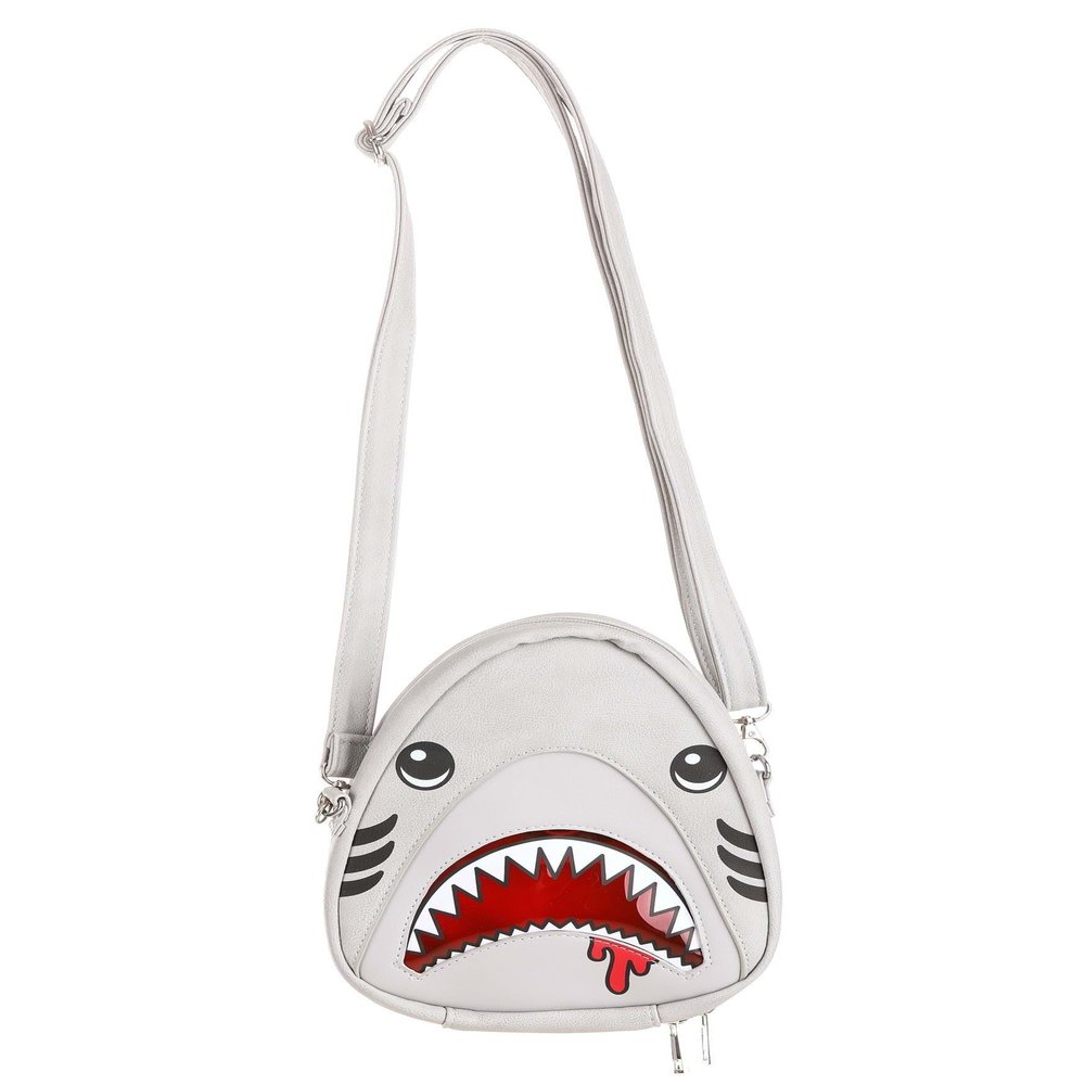Shark Purse for Women - Shark Shoulder Bag with Transparent Front, Handbag 9 Inch Length & Adjustable Shoulder Strap