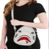 Shark Purse for Women - Shark Shoulder Bag with Transparent Front, Handbag 9 Inch Length & Adjustable Shoulder Strap view 2