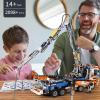Mould King Concrete Pump Truck Building Set for Kids Ages 14+, Terrain Tow Truck Model Toys (2,098Pieces) view 2