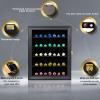 HOROW DND Dice Display Case Holds 5 Sets Polyhedral Hexagonal Dice Lockable Wall Mount w/98% UV Protection Dice Collectors Dice Organizer Shelf Box for Game Night Player d&d view 4