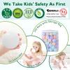 TRENDPLAY Plastic Balls for Ball Pits - Pack of 100 Hollow Balls- Safe and Exciting Playtime - Perfect for Toddler Baby Pools,Party,Festival Decoration, Macaron Colors view 2
