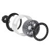 INJORA 1.9 Beadlock Wheel Deep Dish Negative Offset 10.4mm Wheel Rim for 1/10 RC Crawler Auto Axial SCX10 90046 AXI03007 TRX4 VS4-10 Gen8 MST CFX(BlackGrey) view 4
