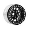 INJORA 1.9 Beadlock Wheel Deep Dish Negative Offset 10.4mm Wheel Rim for 1/10 RC Crawler Auto Axial SCX10 90046 AXI03007 TRX4 VS4-10 Gen8 MST CFX(Black) view 2