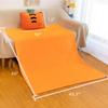 Rikyo 15" Stuffed Fruit Travel Blanket and Pillow Set,3 in 1 Plush Stuffed Hugging Pillow with Warming Hands Pillow Blanket for Kids Gift Travel Airplane Train Bed Office Nap (Carrot - Orange) view 2