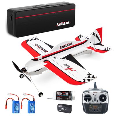 Radiolink A560 PNP (Plug&Play) RC 3D Airplane with 6 Flight Modes, Flight Controller Byme-A Gyro and Brushless Motor, CM210 2S LiPo Fast Charger, T8FB Transmitter and R8EF, Totally RTF Combo