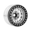 INJORA 1.9 Beadlock Wheel Deep Dish Negative Offset 10.4mm Wheel Rim for 1/10 RC Crawler Auto Axial SCX10 90046 AXI03007 TRX4 VS4-10 Gen8 MST CFX(BlackSliver) view 2