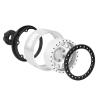 INJORA 1.9 Beadlock Wheel Deep Dish Negative Offset 10.4mm Wheel Rim for 1/10 RC Crawler Auto Axial SCX10 90046 AXI03007 TRX4 VS4-10 Gen8 MST CFX(BlackSliver) view 4