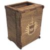 FOXBITE Dice Tower for Dungeons and Dragons - Wooden Laser-Etched DND Dice Roller, Portable & Collapsible with Tray view 3
