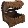 Mimic Chest for Dungeons and Dragons Tower with Tray Wood Laser Etched Cthulhu Portable and Collapsible Dice Roller Perfect for Board Game and Tabletop RPG view 1