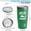 Helicopter Pilot Green Viking Tumbler 20oz - Gravity And Respectfully - Aircraft Copilot Runway Training Commercial Heliport Flyers Worker view 3