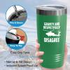 Helicopter Pilot Green Viking Tumbler 20oz - Gravity And Respectfully - Aircraft Copilot Runway Training Commercial Heliport Flyers Worker view 4
