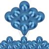 Trimming Shop Metallic Balloons, 25pcs Decorative Latex Chrome Balloons 10 Inch Party Balloons Shiny Helium Birthday Balloons for Wedding, Engagement, Baby Shower, Christmas Decoration, Blue view 1