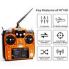 Radiolink A560 PNP (Plug&Play) RC 3D Airplane & AT10II 12 Channels RC Transmitter and R12DS Receiver, Left Hand Throttle Radio, CM210 2S LiPo Fast Charger Kit, Totally RTF view 2