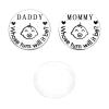 Funny New Parent Decision Coin, New Parents Gift for Couples New Mom and Dad Gifts First Time Fun Baby Pocket Hug Token Double-Sided Flip Coin for Women Men Decision Making Pregnancy (1pc) view 1
