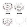 Funny New Parent Decision Coin, New Parents Gift for Couples New Mom and Dad Gifts First Time Fun Baby Pocket Hug Token Double-Sided Flip Coin for Women Men Decision Making Pregnancy (1pc) view 2