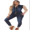 Malibu Boutique Colombian Push Up Set Blue/Biege 4238 view 2