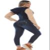 Malibu Boutique Colombian Push Up Set Blue/Biege 4238 view 1
