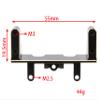 MEUS RACING UTB18 Brass Laydown Servo Mount 40g for Axial UTB18 Capra Trail Buggy #AXI212009 Upgrade Parts, Black view 2