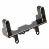 MEUS RACING UTB18 Brass Laydown Servo Mount 40g for Axial UTB18 Capra Trail Buggy #AXI212009 Upgrade Parts, Black view 3