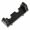 MEUS RACING UTB18 Brass Laydown Servo Mount 40g for Axial UTB18 Capra Trail Buggy #AXI212009 Upgrade Parts, Black view 4