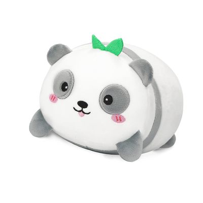 AIXINI Cute Panda Plush Pillow 15.7 Bamboo Panda Stuffed Animal, Soft Kawaii Plushies Hugging Plush Squishy Pillow Toy Gifts