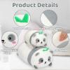 AIXINI Cute Panda Plush Pillow 15.7 Bamboo Panda Stuffed Animal, Soft Kawaii Plushies Hugging Plush Squishy Pillow Toy Gifts view 3