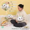AIXINI Cute Panda Plush Pillow 15.7 Bamboo Panda Stuffed Animal, Soft Kawaii Plushies Hugging Plush Squishy Pillow Toy Gifts view 4