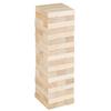 Idena 40087-Wackelturm Wood, Skill Game with 54 Bricks and Storage Bag, Large Stacking Tower Approx. 8 x 8 x 26 cm, 40087 view 2